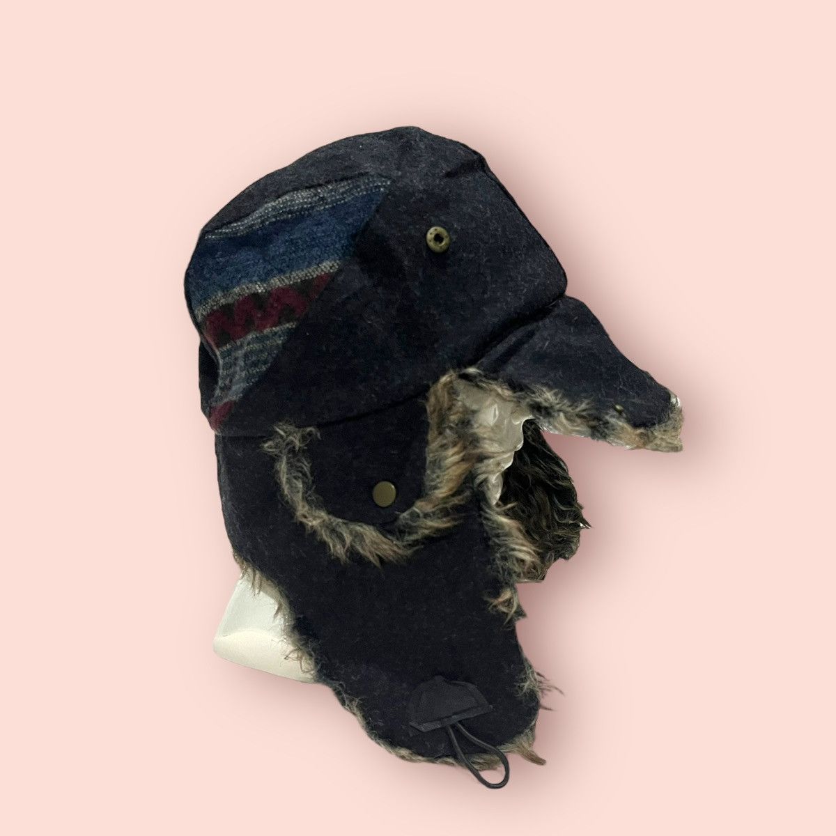 If Six Was Nine × Japanese Brand VINTAGE FAUX FUR TRAPPER HAT ALT BEANIE Size ONE SIZE - 4 Thumbnail