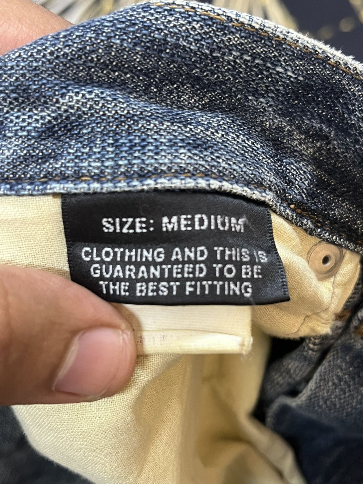 Japanese Brand × Vintage Vintage Japanese Brand Baggy Grunhe Distressed Denim Size US 30 / EU 46 - 10 Thumbnail