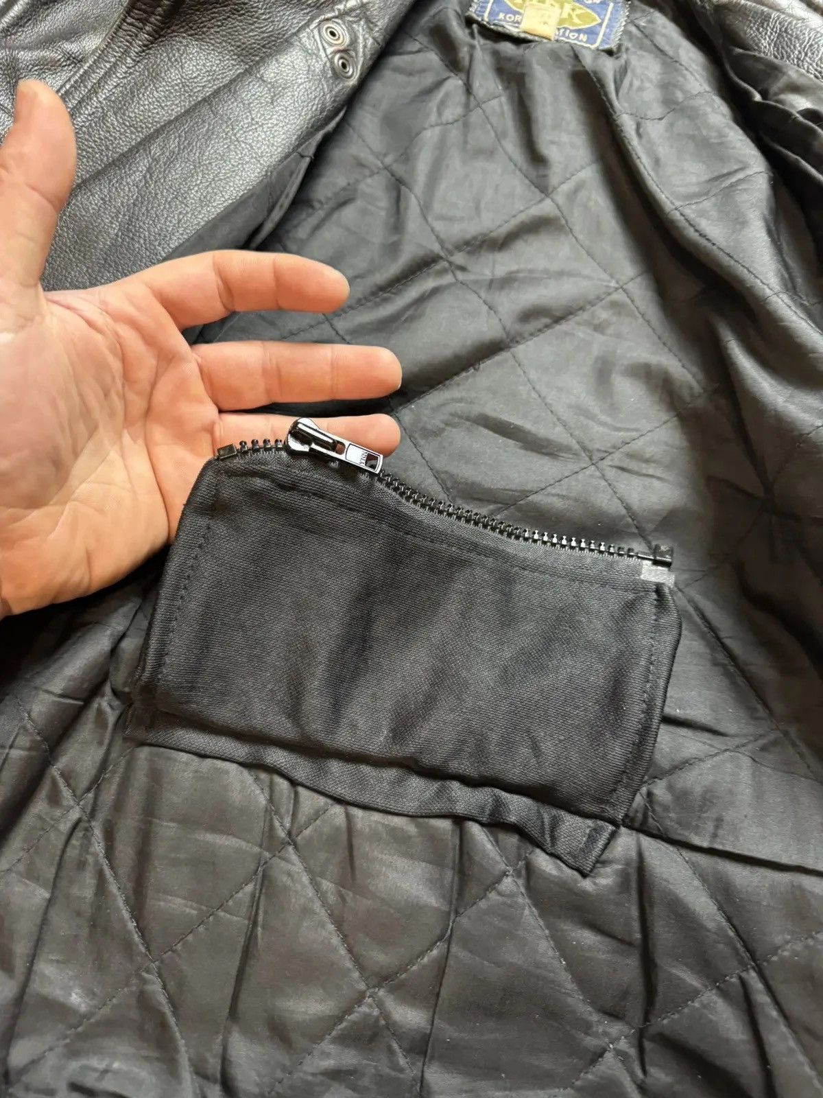 Japanese Brand × Vintage Vintage Y2K Leather Motorcycle Opium Owens Style LGB Bomber Size US S / EU 44-46 / 1 - 10 Thumbnail