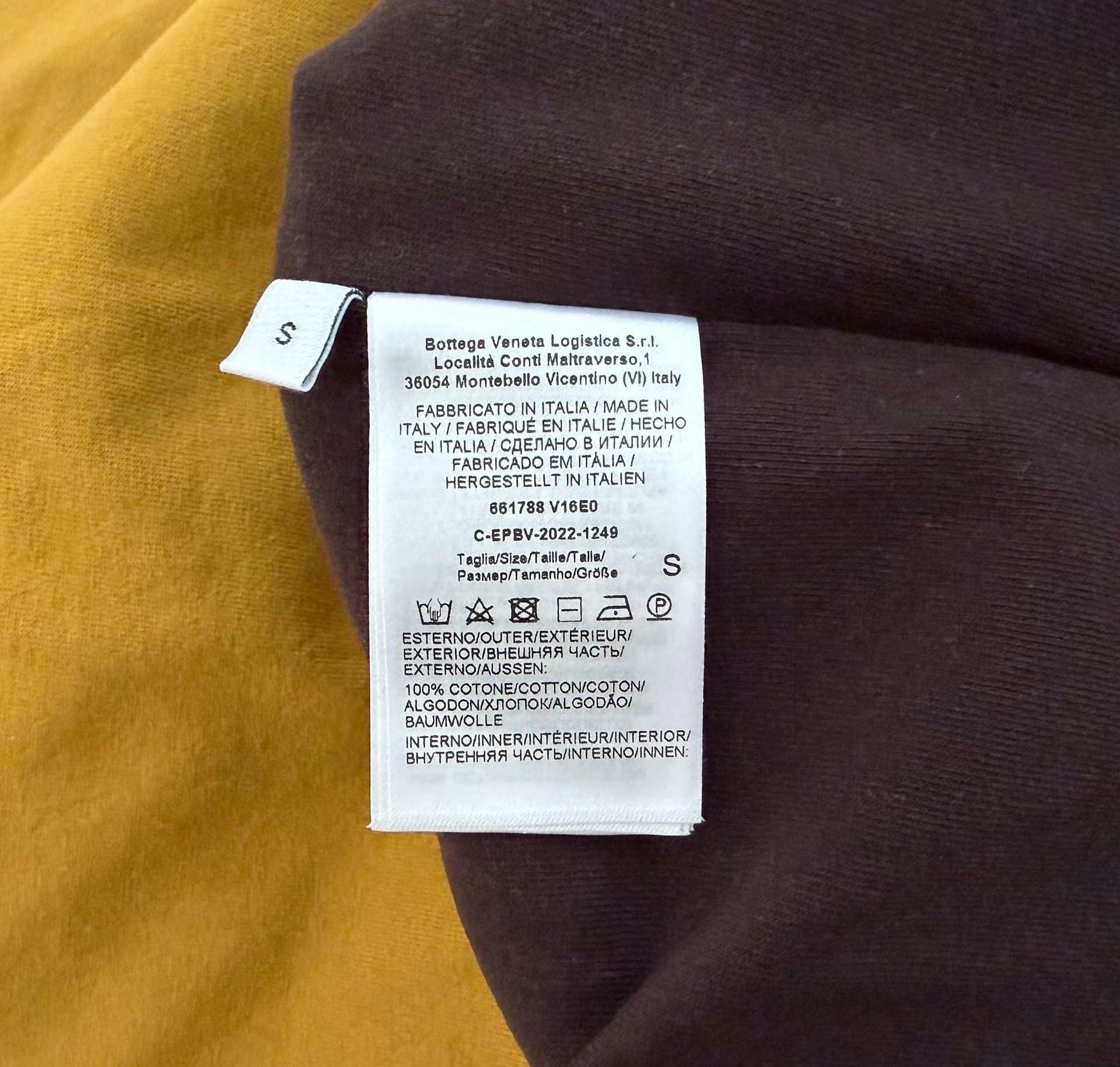 Bottega Veneta BOTTEGA VENETA FW22 Colorblock Cuff T-Shirt Size US S / EU 44-46 / 1 - 5 Thumbnail