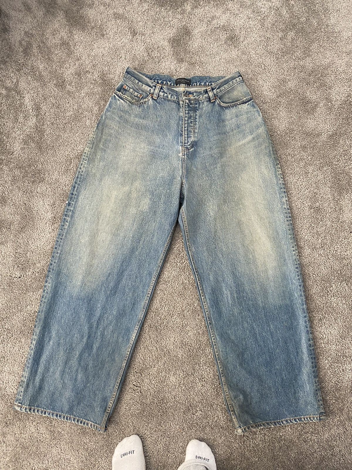 Balenciaga Balenciaga Wax Denim | Grailed