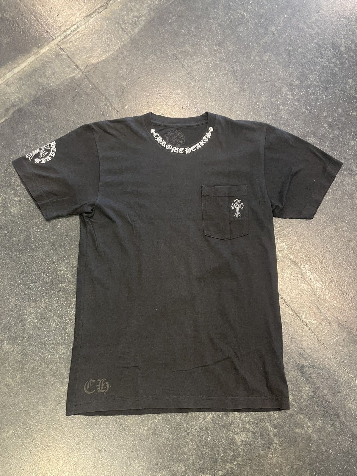 Chrome Hearts Chrome Hearts Neck Logo Tee Size US M / EU 48-50 / 2 - 1 Thumbnail