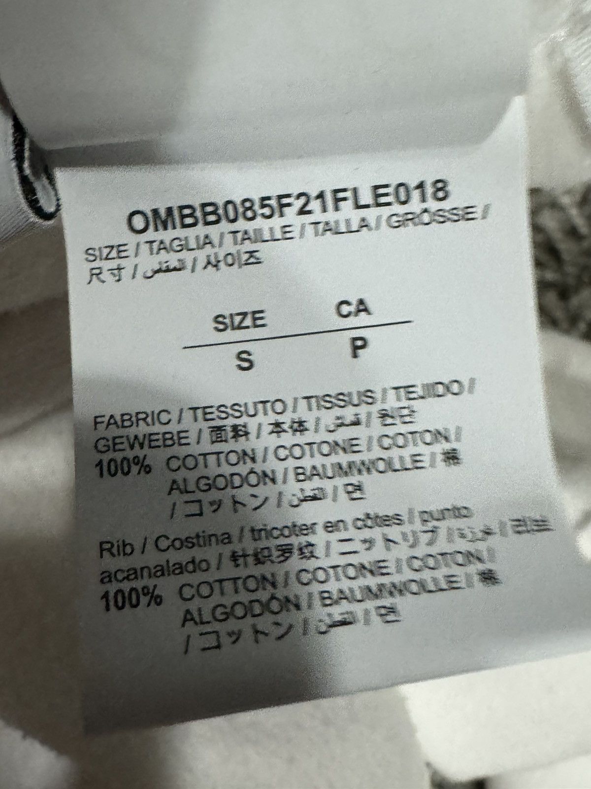 Off-White Off-White White sweatshirt blue brush Size US S / EU 44-46 / 1 - 8 Thumbnail