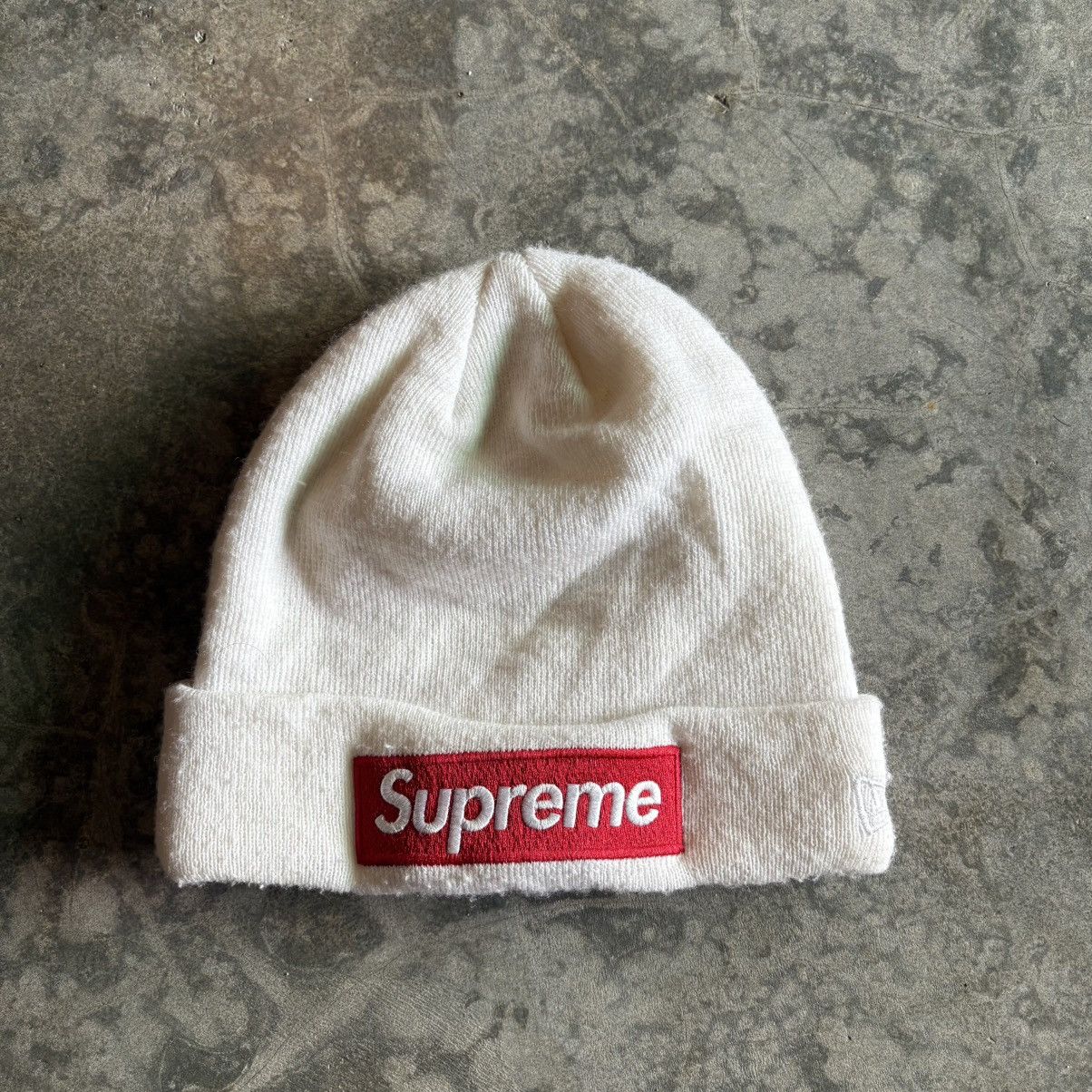 New Era × Supreme Supreme Box Logo New Era Beanie Size ONE SIZE - 1 Thumbnail