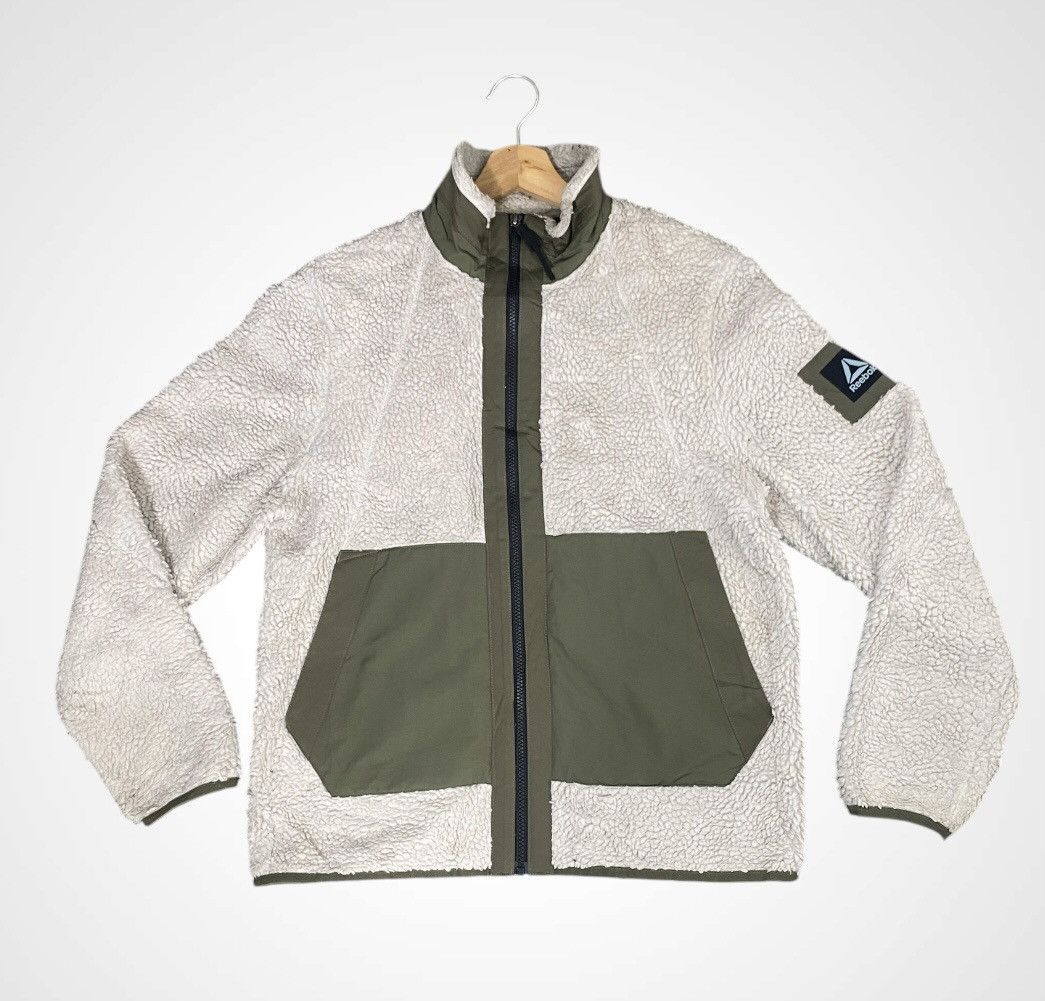 Reebok A12 - 🇯🇵 Reebok Zipper Fleece Size US L / EU 52-54 / 3 - 1 Thumbnail