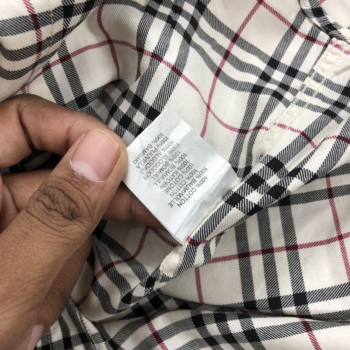 Burberry × Japanese Brand × Vintage Burberry London Nova Check Button Shirt Women Size M / US 6-8 / IT 42-44 - 7 Thumbnail