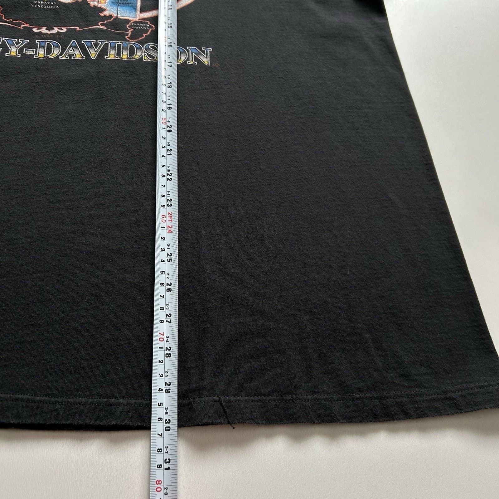 Harley Davidson × Vintage Vintage 90s Harley Davidson Caribbean T Shirt Sz XXL Black Size US XXL / EU 58 / 5 - 8 Thumbnail