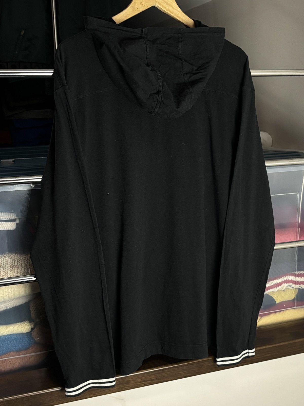 Stone Island Stone Island Long Sleeve Thin Hoodie Sweatshirt T-Shirt Rare Size US XL / EU 56 / 4 - 6 Thumbnail