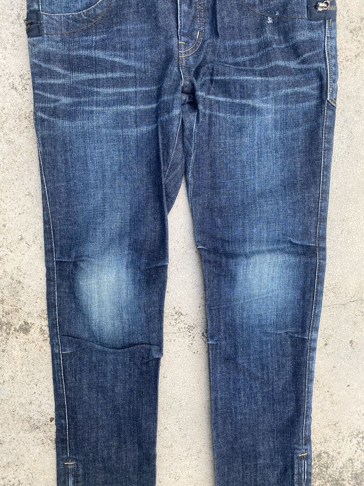 Hysteric Glamour × Japanese Brand Japanese Brand Hysteric Glamour Zipper Leg Skinny Size US 31 - 8 Thumbnail