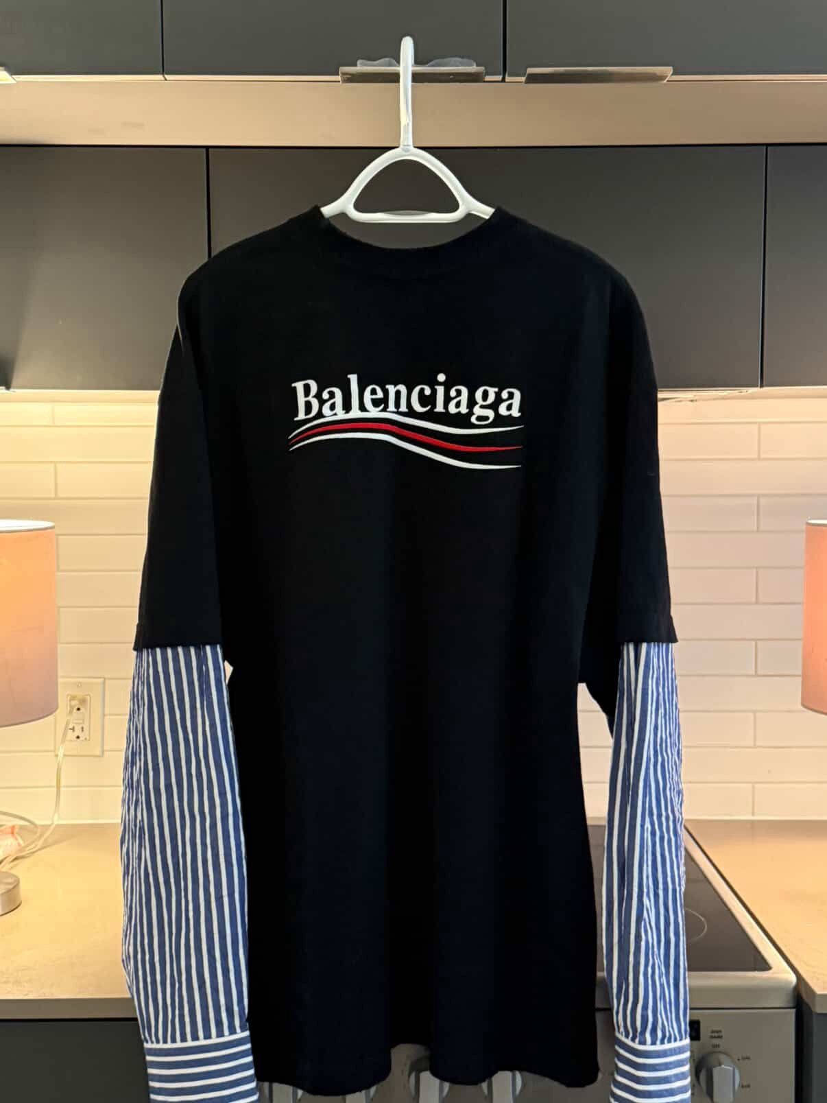 Balenciaga Balenciaga Political Campaign Layered Shirt Size US L / EU 52-54 / 3 - 2 Thumbnail