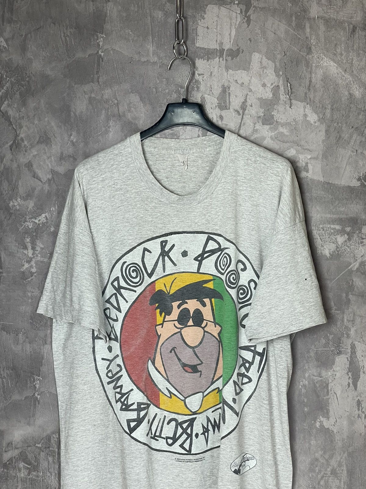 Cartoon Network × Vintage Vintage 1993s The Flintstones the flint band T-shirt tee Size US L / EU 52-54 / 3 - 2 Thumbnail