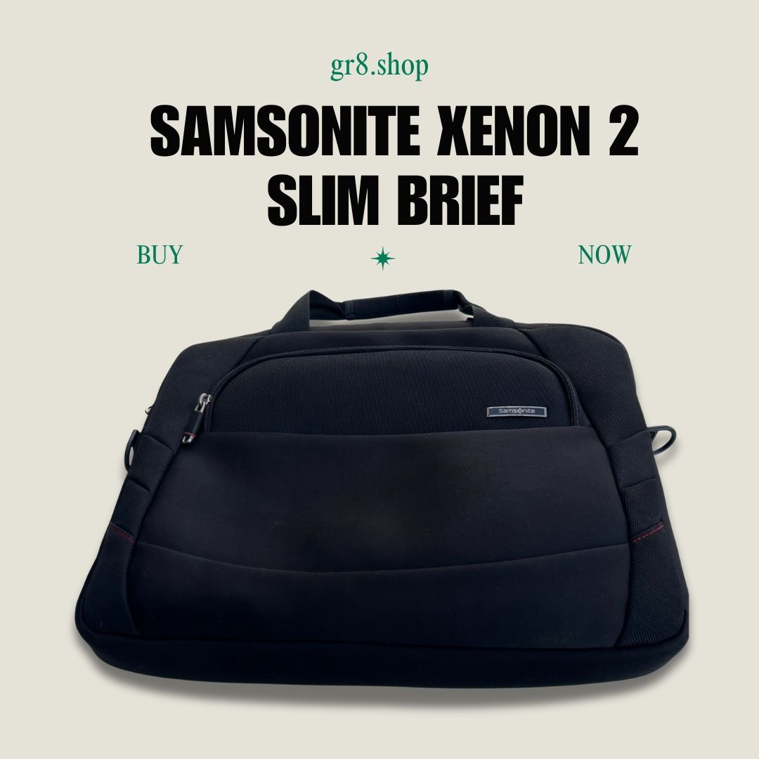 Samsonite Samsonite Xenon 2 Slim Brief Laptop Bag Black Durable Busine Size ONE SIZE - 1 Thumbnail