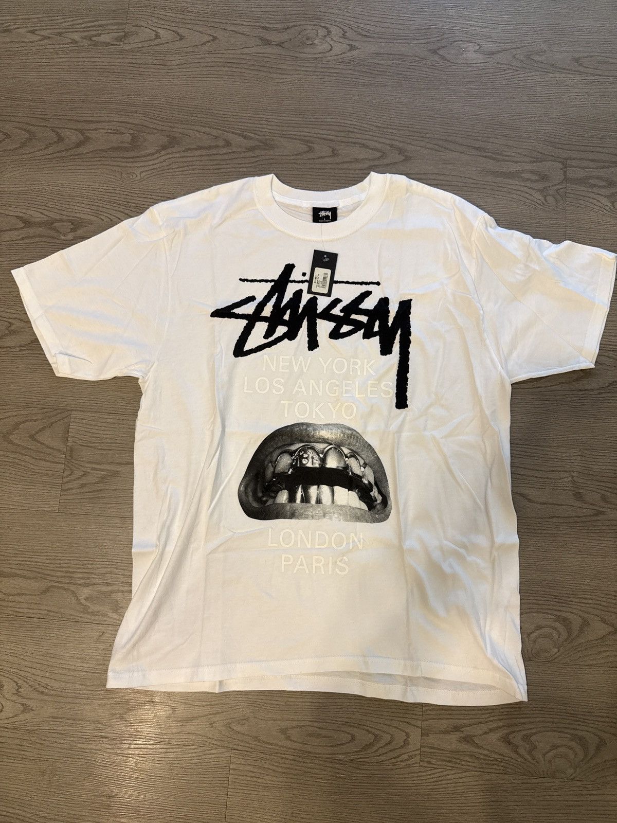 Rick Owens × Stussy GRAIL Stussy x Rick Owens Grill Tee White