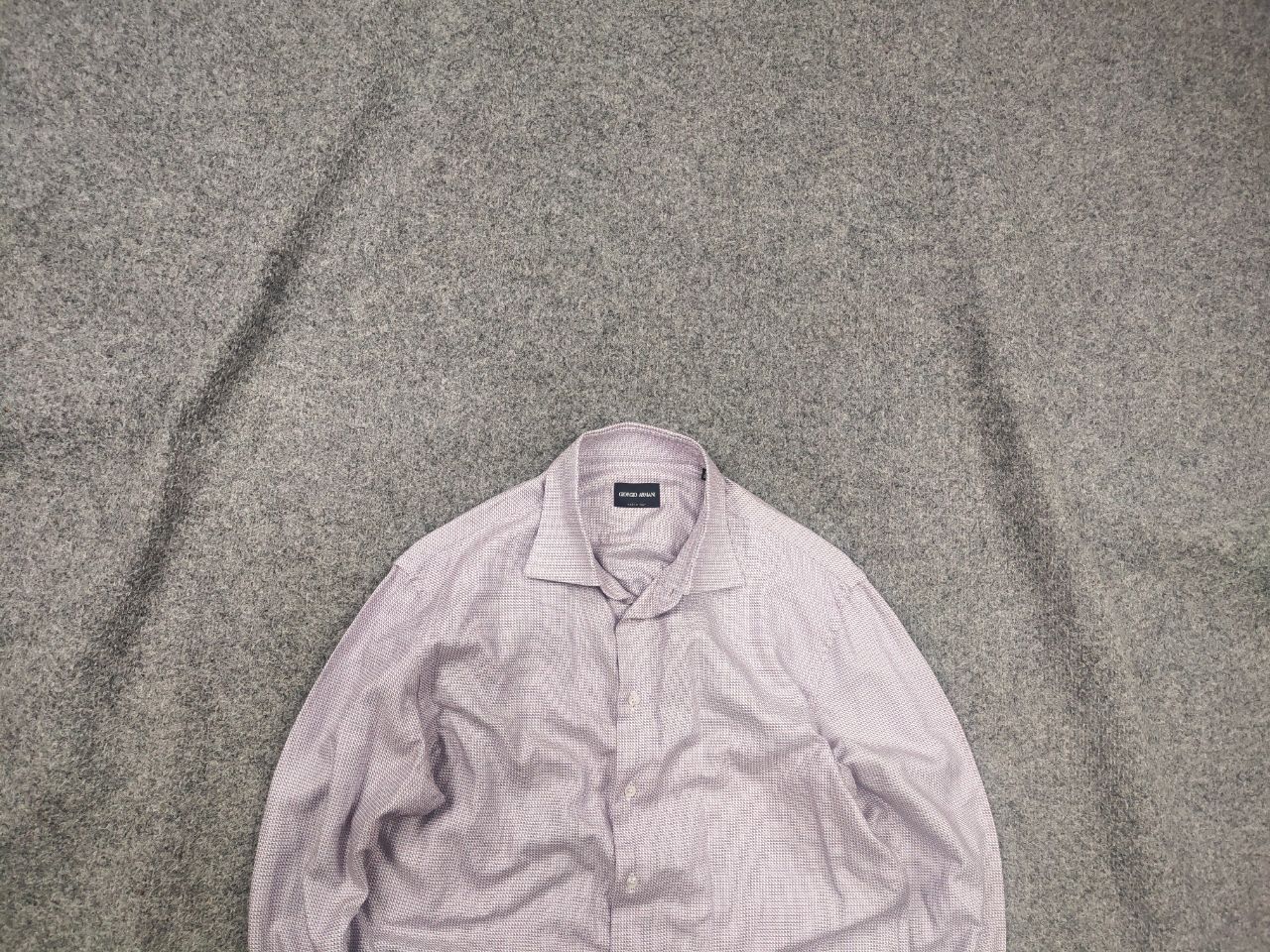 Giorgio Armani Giorgio Armani Designer Structure Dress Long sleeve Shirt Size US M / EU 48-50 / 2 - 1 Thumbnail