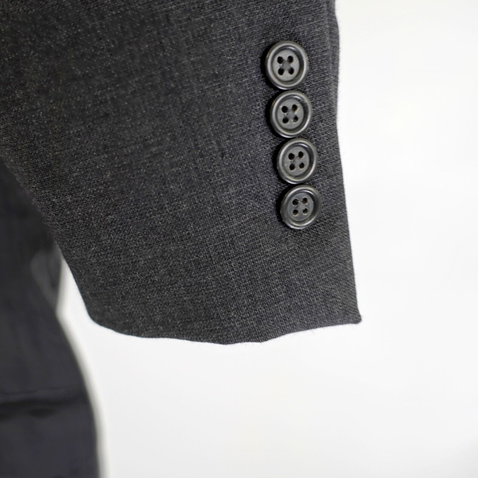 Pronto Uomo Pronto Uomo Lessona Natural Stretch Super 100s Worsted Wool Size 42R - 3 Thumbnail