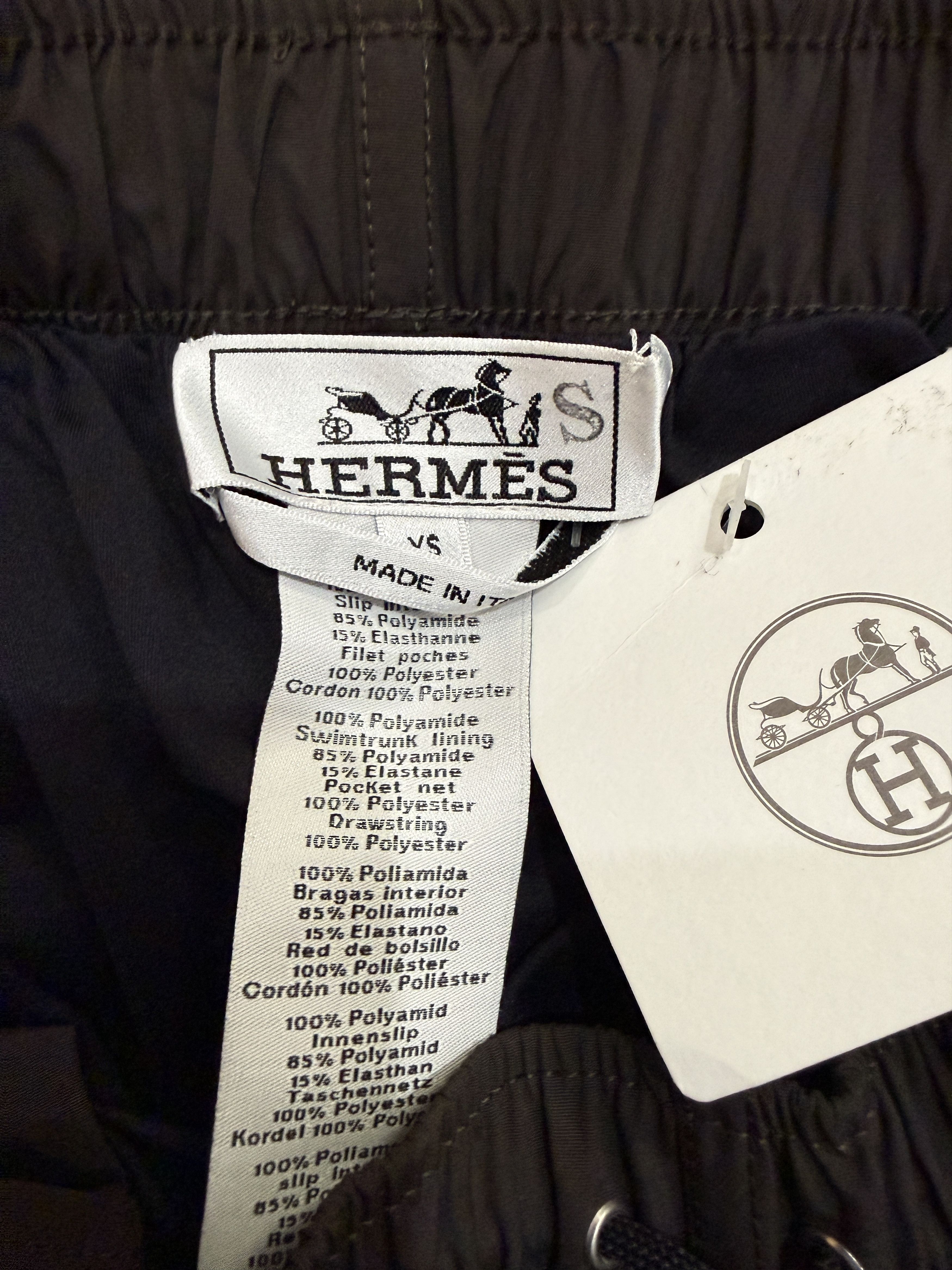 Hermes Hermes Mens Black XS Swim Suit - New w/ Tags Size US 26 / EU 42 - 7 Thumbnail