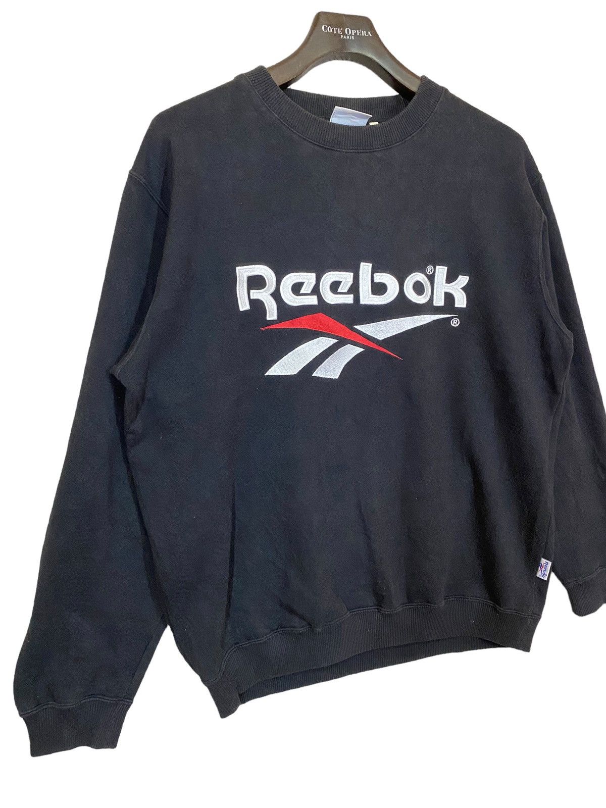 Reebok × Vintage Vintage 90s reebok spellout sweatshirt crewneck size L Size US L / EU 52-54 / 3 - 2 Thumbnail