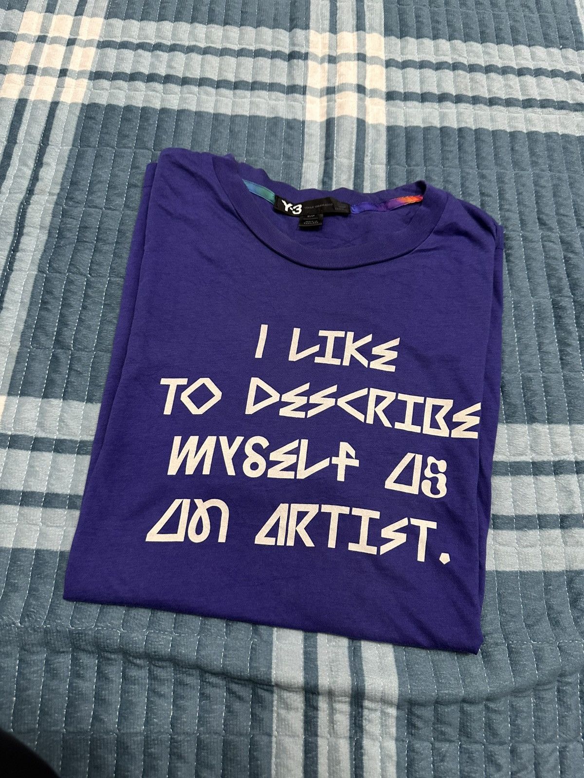 Y-3 AW13 Y-3 Yohji Yamamoto Purple T-shirt Size US M / EU 48-50 / 2 - 17 Thumbnail