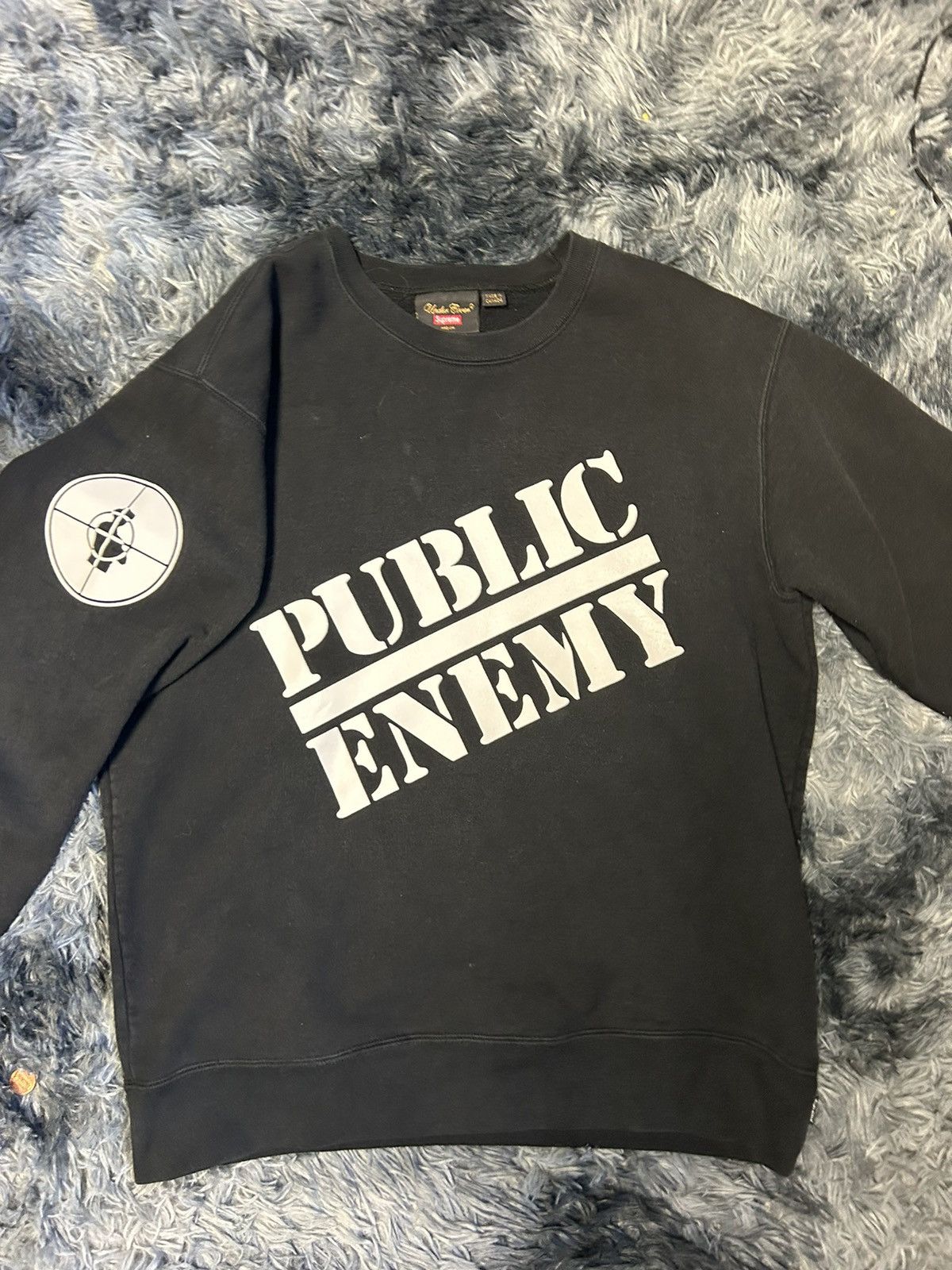 Supreme public enemy clearance crewneck