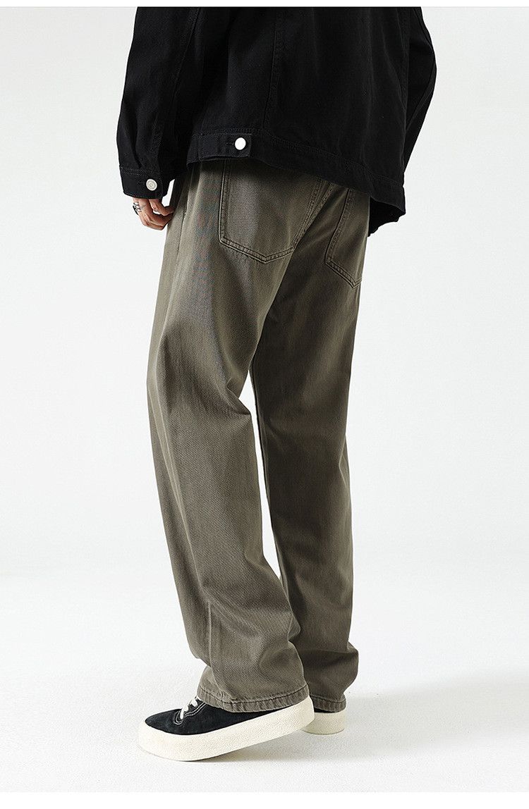 Japanese Brand × Jean Washed retro straight-leg versatile simple jeans Size US 32 / EU 48 - 2 Thumbnail