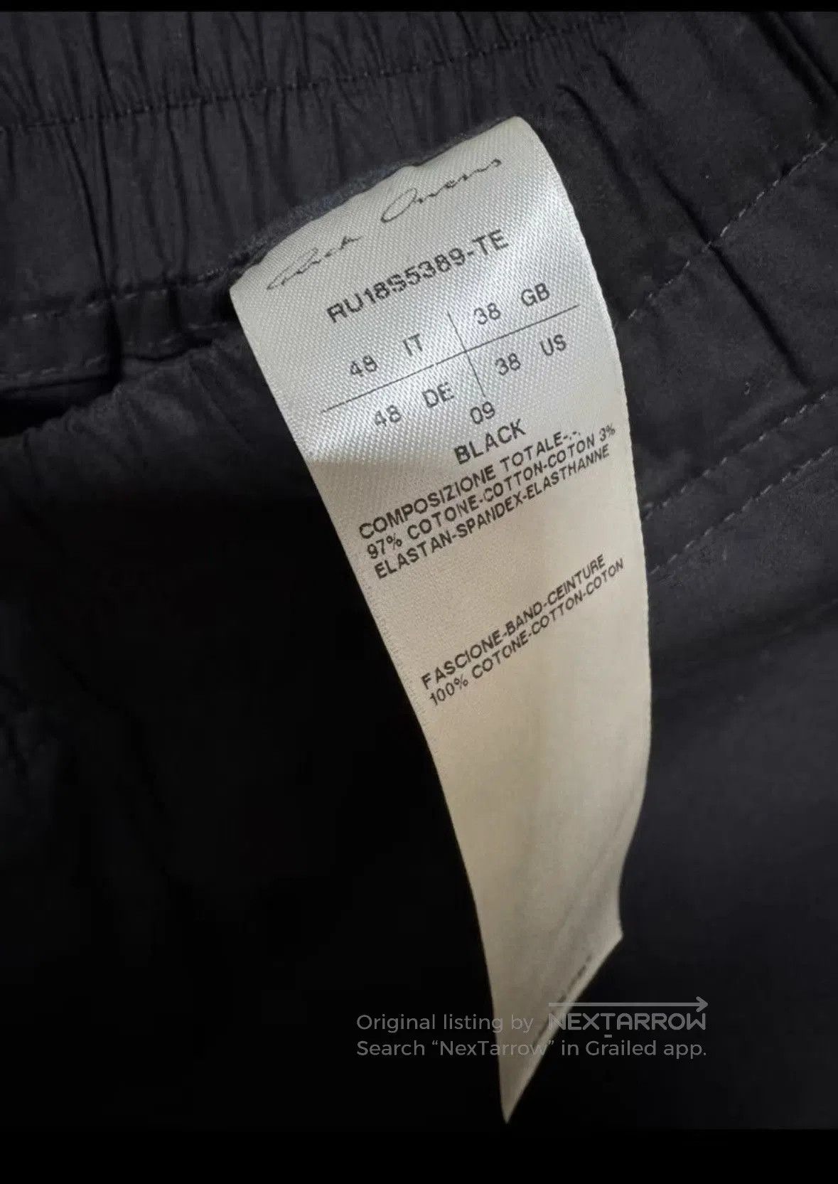 Rick Owens Rick Owens Black Shorts Size US38 wxx. Size US 38 / EU 54 - 3 Thumbnail