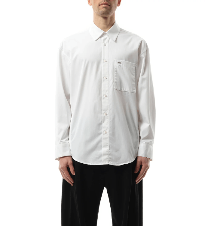 Wooyoungmi BNWT AW24 WOOYOUNGMI POPLIN BACK LOGO SHIRT 50 Size US M / EU 48-50 / 2 - 15 Thumbnail