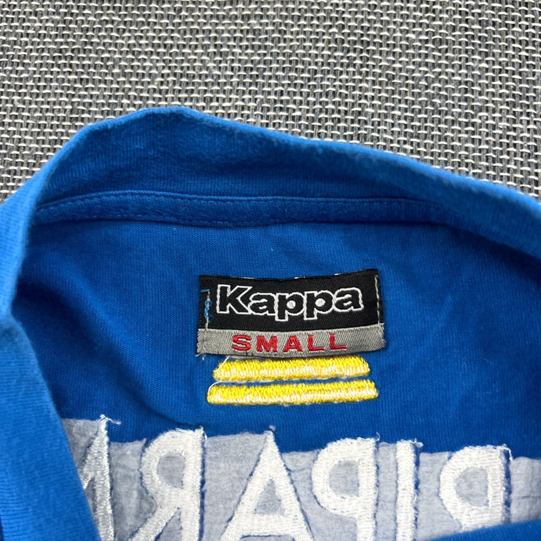 Kappa Italy 2007 Mens Rugby Shirt Kappa Gara Italia Long Sleeves Blue Small Jersey Shirt Mens XS? Size US S / EU 44-46 / 1 - 5 Thumbnail