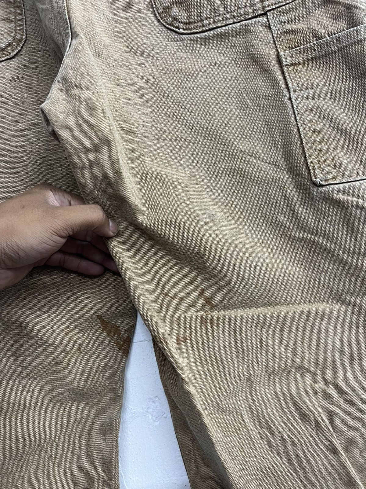 Carhartt × Vintage Vintage Carhartt Double Knee Carpenter Pant Faded Distressed Size US 34 / EU 50 - 13 Thumbnail