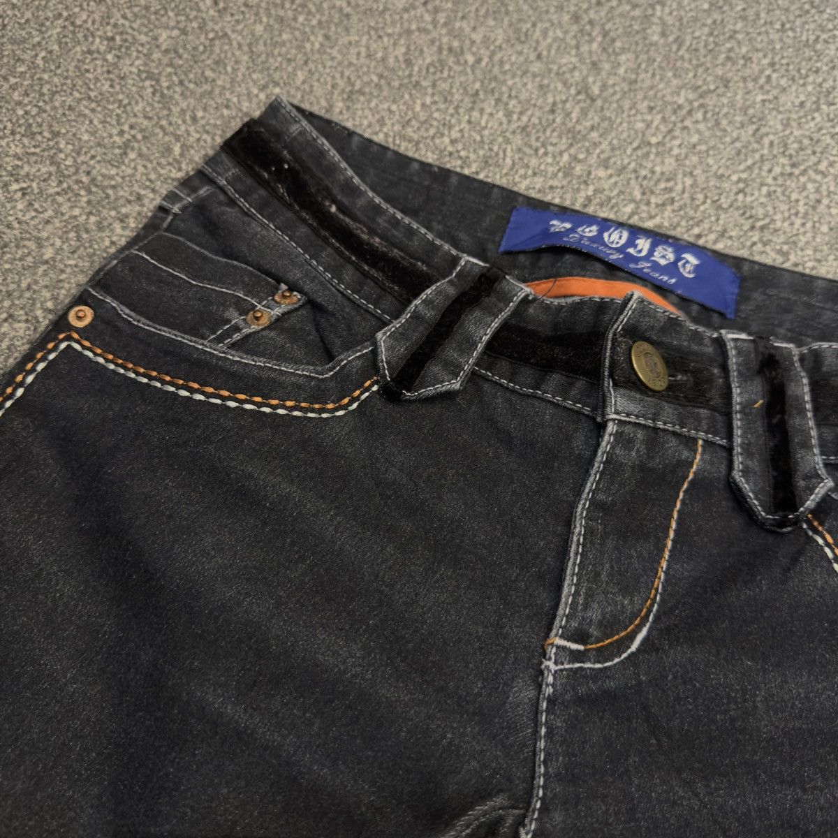 Hysteric Glamour 🔥 Crazy Sick Flared Low Rise Egoist Indigo Denim W30 Size 30" / US 8 / IT 44 - 11 Thumbnail