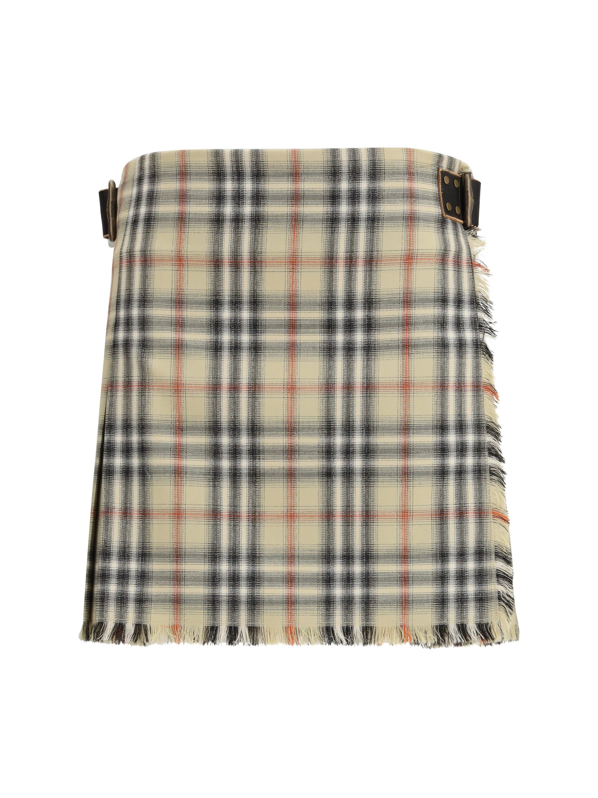 Burberry Check wool mini Skirt Size 27" / US 4 / IT 40 - 1 Thumbnail