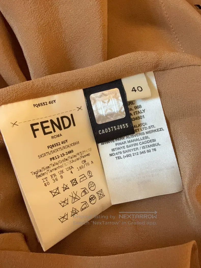 Fendi Fendi Skirt Size 26" / US 2 / IT 38 - 6 Thumbnail