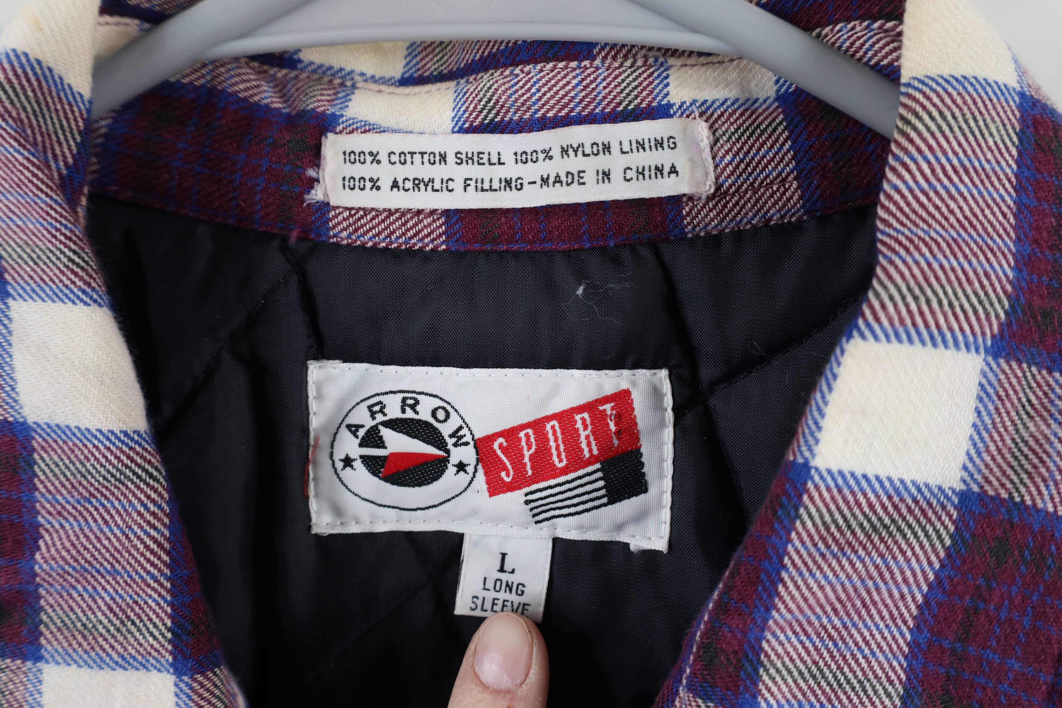 Vintage Vintage 90s Streetwear Quilted Flannel Button Shirt Jacket Size US L / EU 52-54 / 3 - 7 Thumbnail