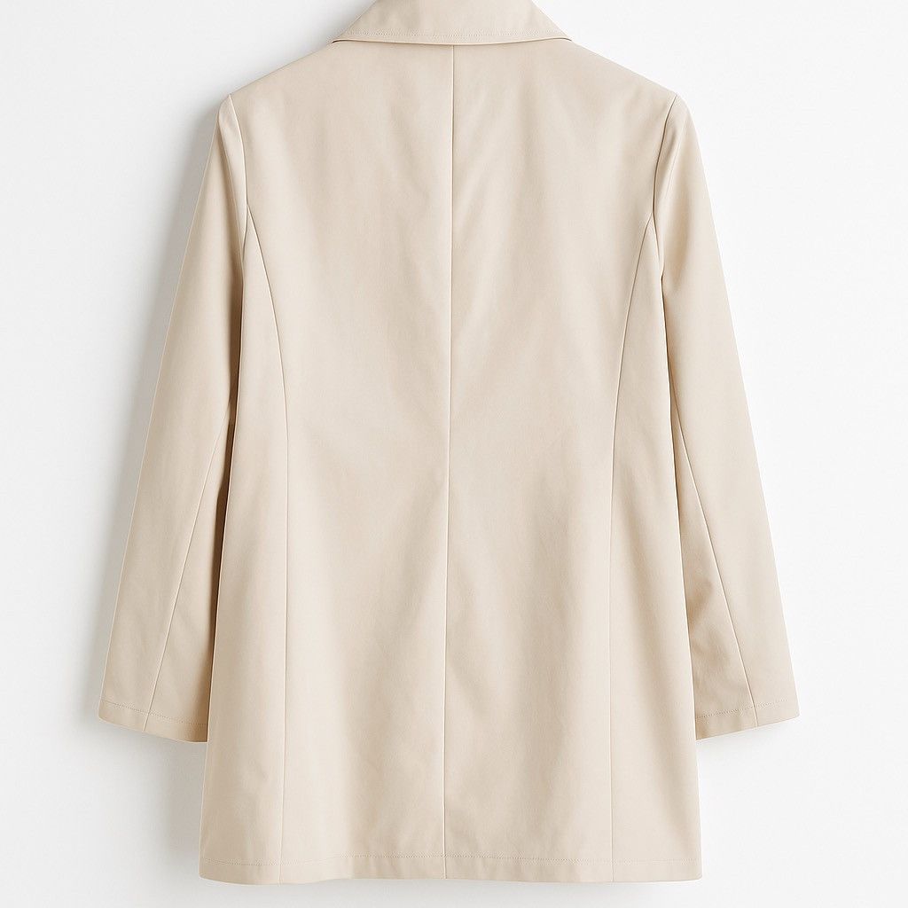Sanyo Vintage Beige Sanyo Coat Women’s Windbreaker Jacket Japan Size L / US 10 / IT 46 - 2 Thumbnail
