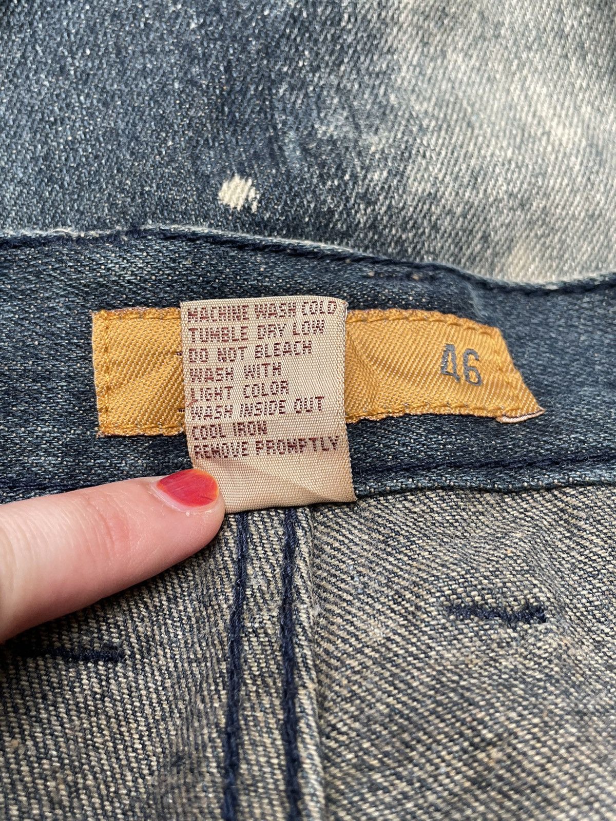 Vintage Vintage Japanese Brand 1738 Dynasty Distressed Jeans 2000s Size US 44 / EU 60 - 12 Thumbnail