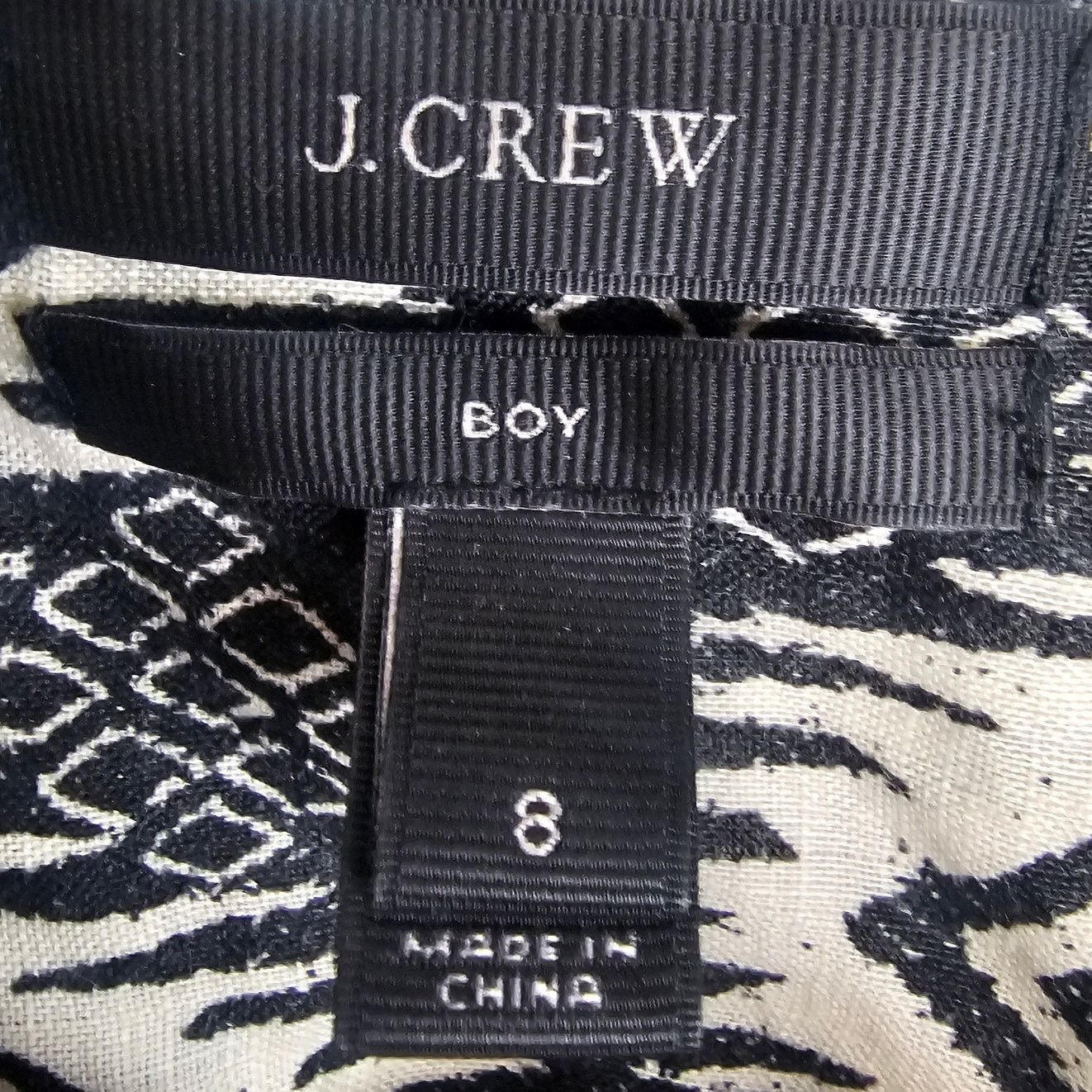 J.Crew J. Crew Women Diamond Ikat Linen Shirt 8 Southwestern Tribal Size M / US 6-8 / IT 42-44 - 7 Thumbnail