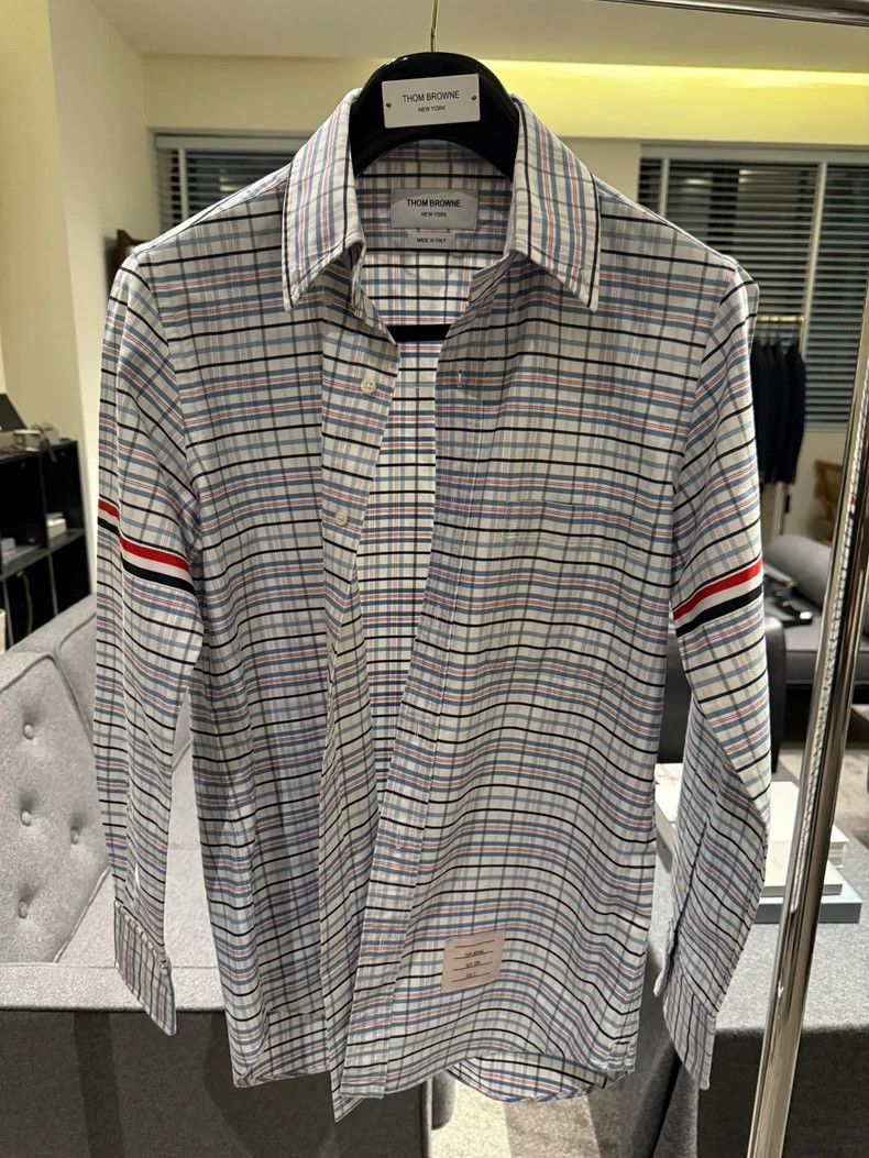 Thom Browne Rare Thom Browne Checkered Shirt-dmc Size US S / EU 44-46 / 1 - 1 Thumbnail
