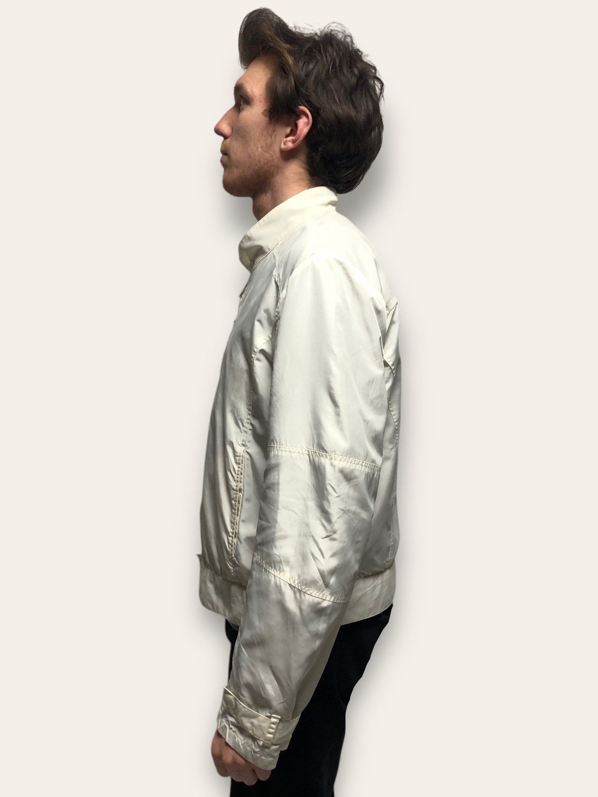 G-Star Vintage G STAR Lightweight White Windbreaker Jacket Y2K Size US L / EU 52-54 / 3 - 3 Thumbnail