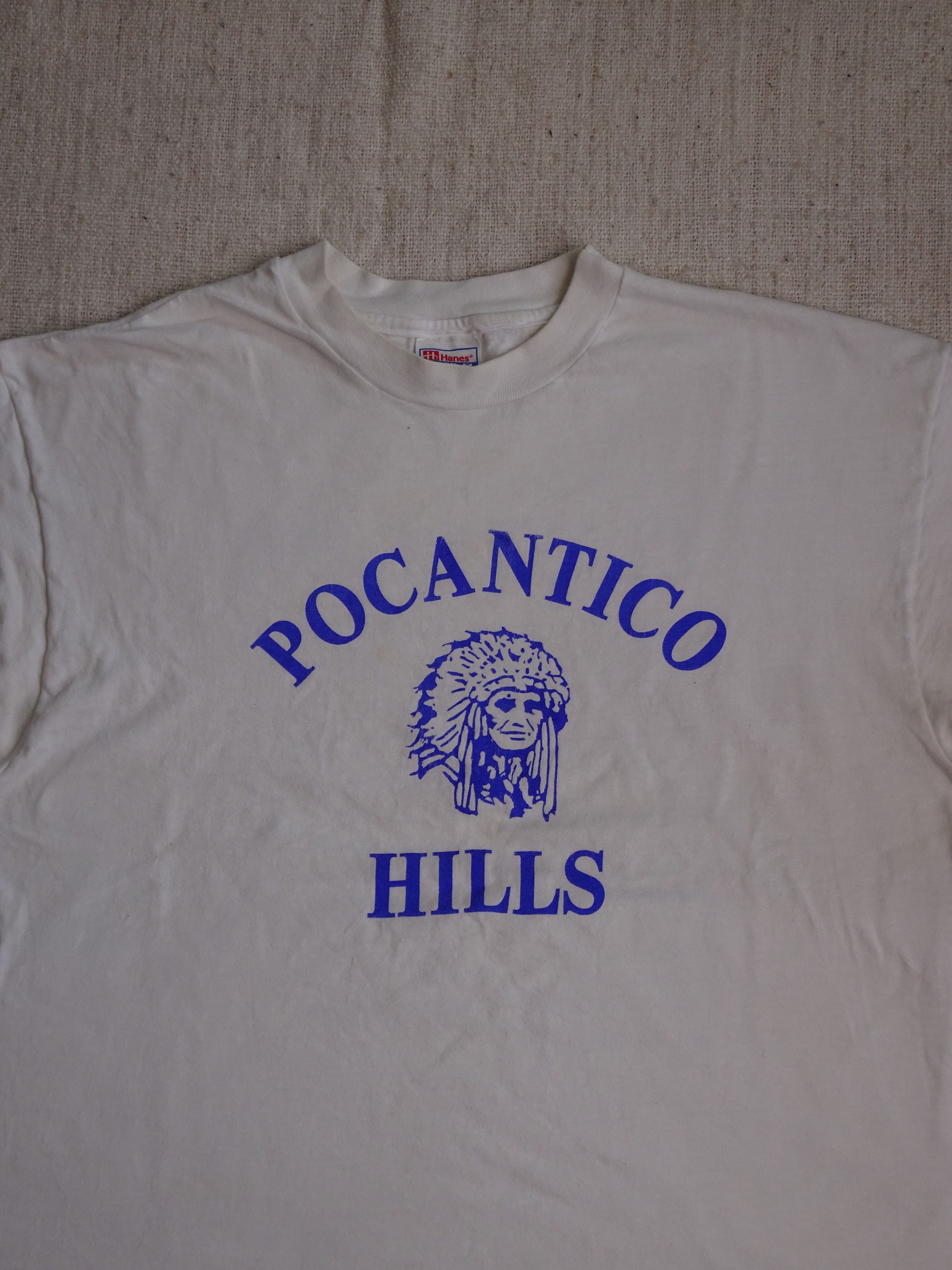 Hanes Vtg Men's 'Class 1996 Pocantino Hills' Single-Stitch T-Shirt Size US XL / EU 56 / 4 - 1 Thumbnail