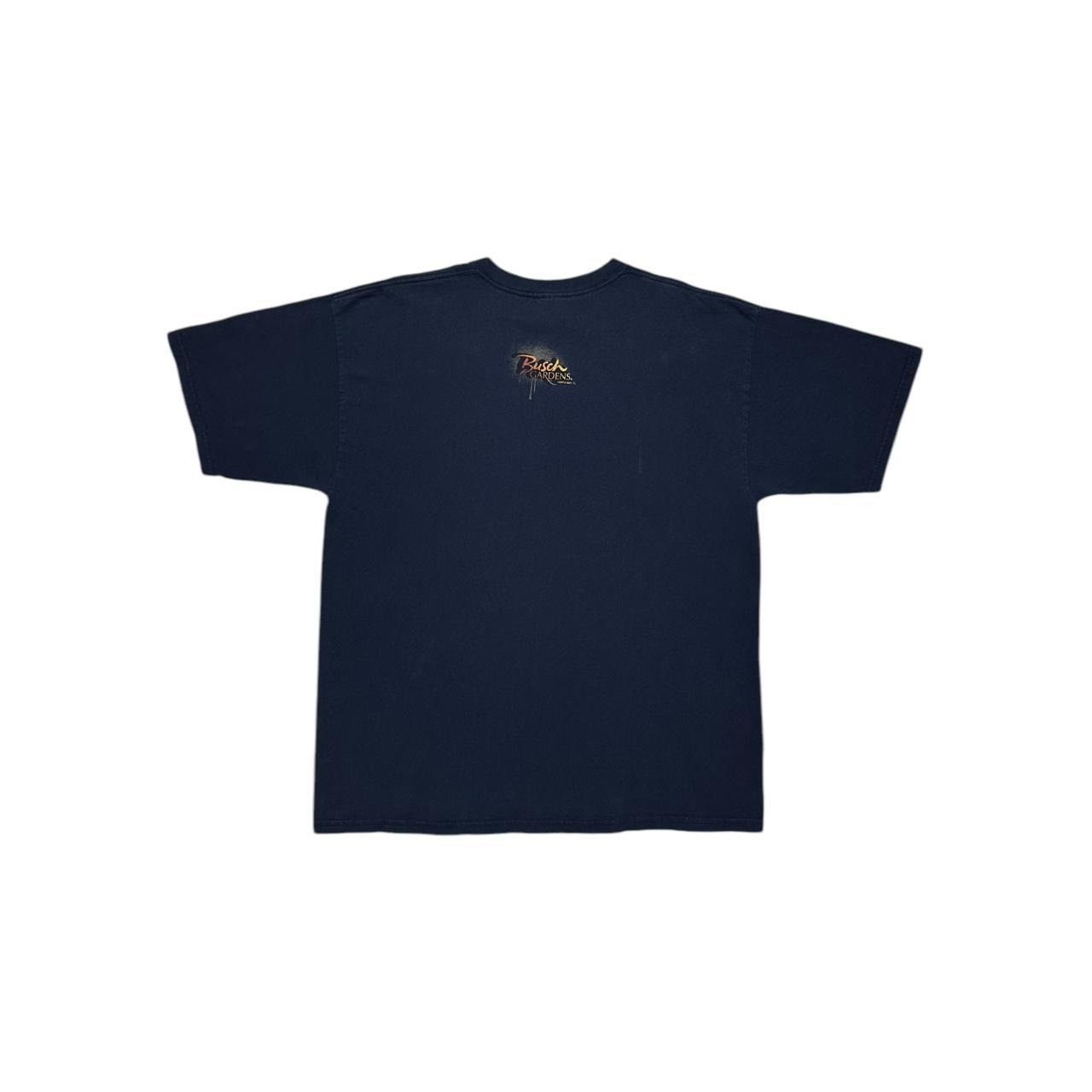 Gildan × Vintage Y2K Sheikra Roller Coaster Busch Gardens T-Shirt Size US XL / EU 56 / 4 - 2 Thumbnail