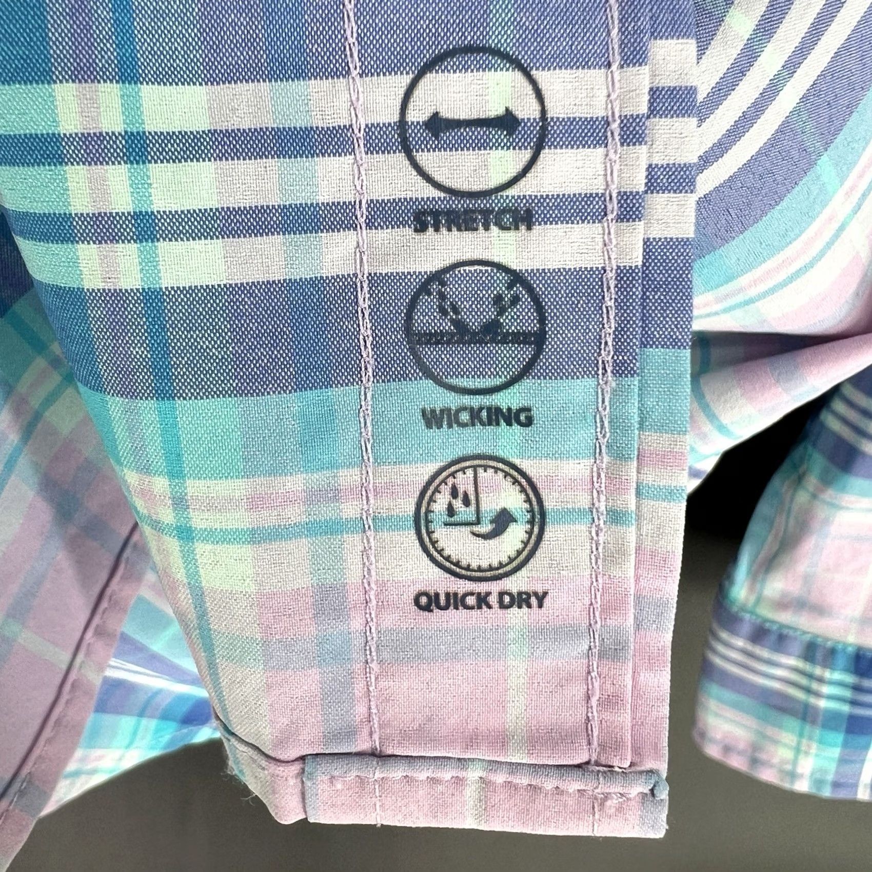 Vineyard Vines Vineyard Vines One The Go Performance Men’s Shirt Multicolor Plaid Button-Up Long Sleeve Large Size US L / EU 52-54 / 3 - 6 Thumbnail