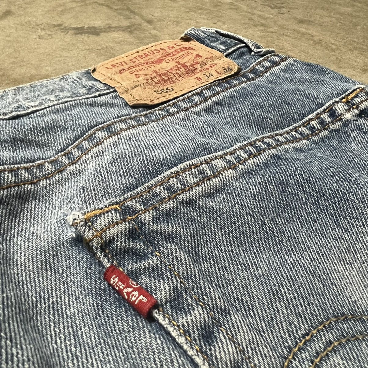 Levi's × Levi's Vintage Clothing Levi’s 569 BAGGY Loose Straight-Fit Wide Leg Denim Jeans Size US 34 / EU 50 - 3 Thumbnail
