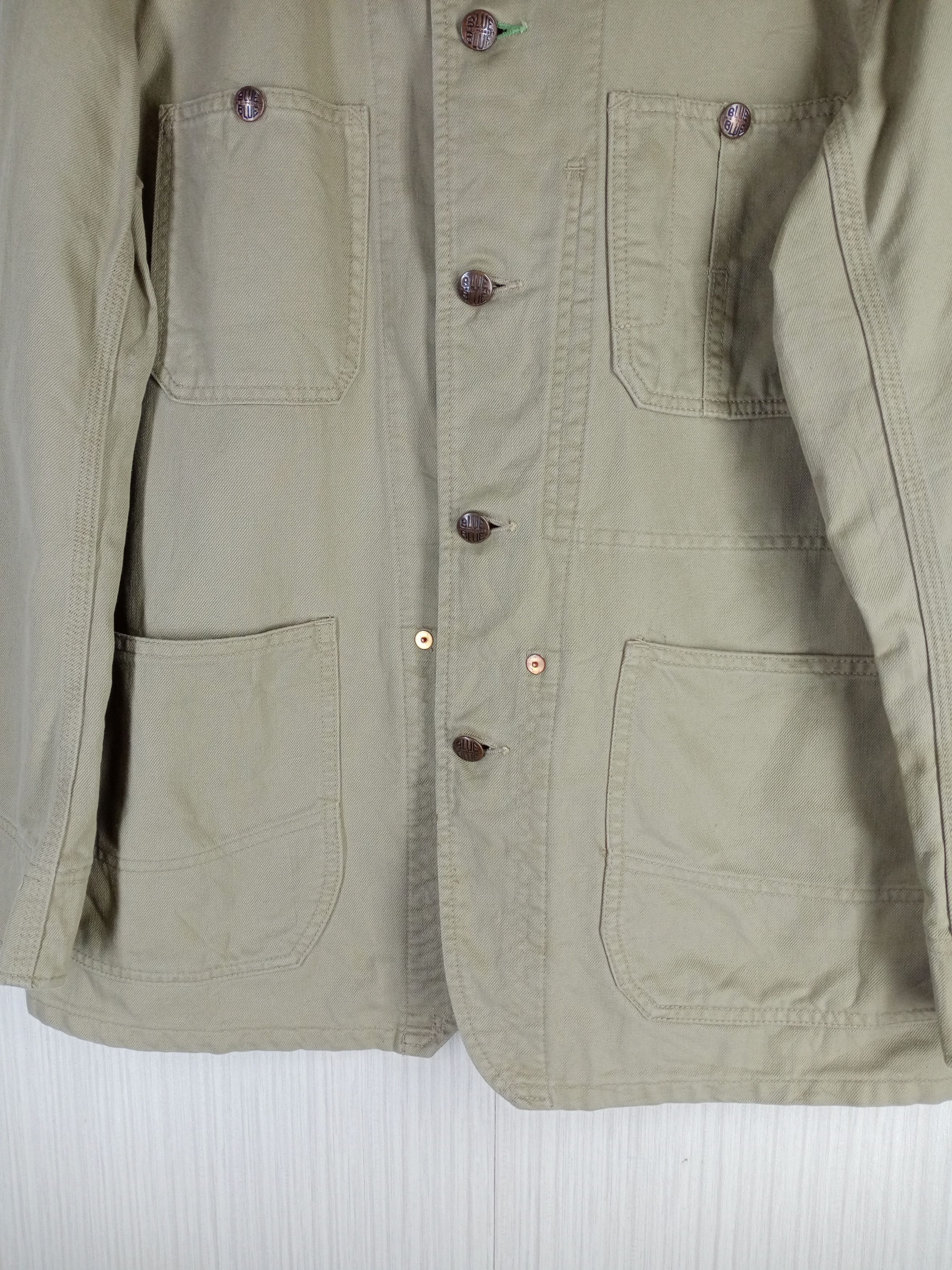 Blue Blue Japan VINTAGE BLUE BLUE JAPAN H.R MARKET ARIGATO JACKET Size US M / EU 48-50 / 2 - 2 Thumbnail
