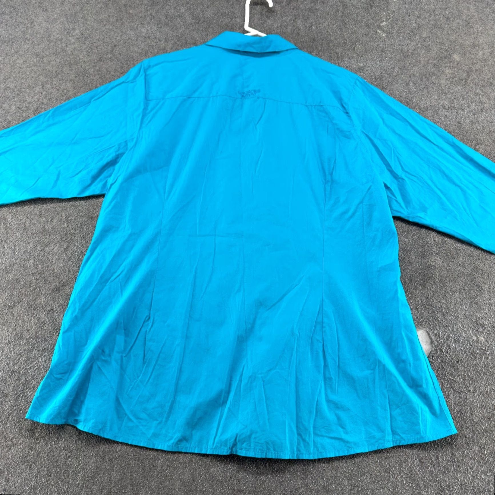 Ariat Ariat Shirt Womens 2X Blue Button-Up Long Sleeve Cotton Spandex Solid Western Pocketed Size 2X Womens Women Size XXL / US 16-18 / IT 52-54 - 6 Thumbnail