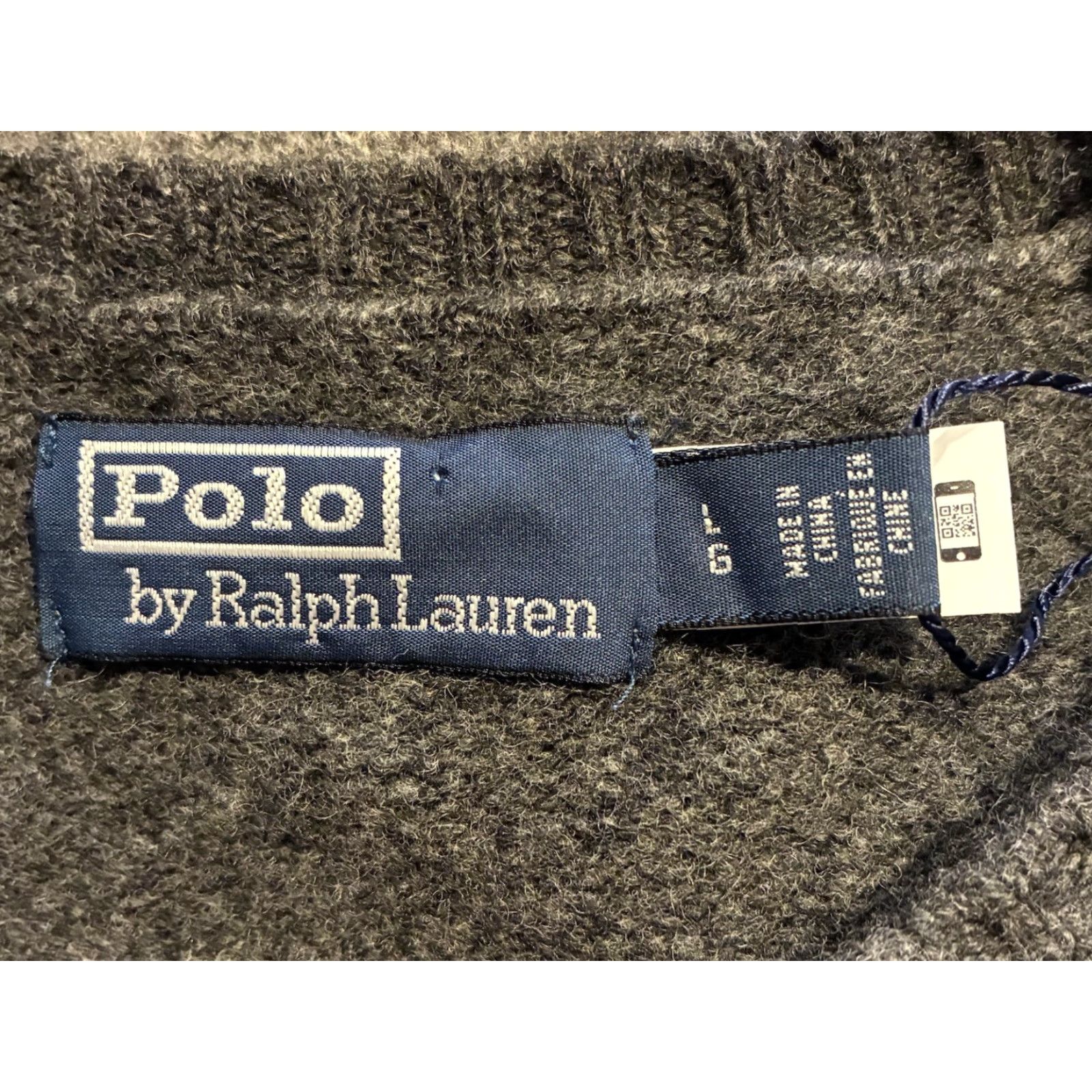 Ralph Lauren Polo Ralph Lauren Men Wool Cashmere Striped Crew Neck Elbow-Patch Gray Sweater Size L Size US L / EU 52-54 / 3 - 5 Thumbnail