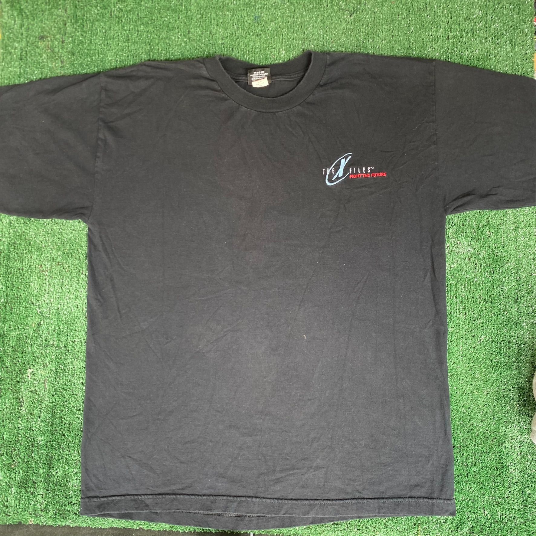 Vintage Vintage 90s The X Files Shirt TV Science Fiction Logo Tee Size US XL / EU 56 / 4 - 3 Thumbnail