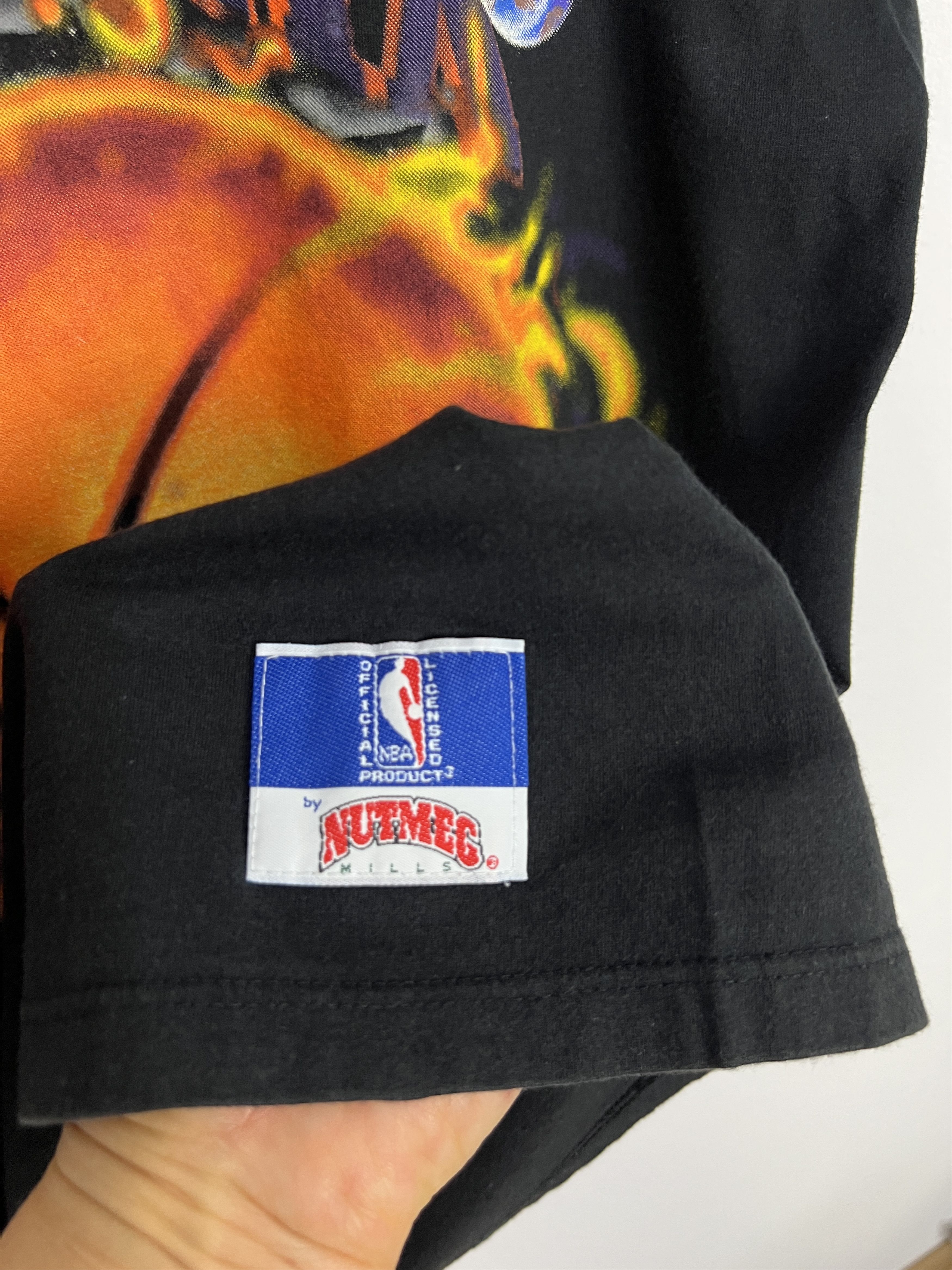 Nutmeg Vintage 90's Phoenix Suns Over Print NBA Shirt Jersey Rare Size US XL / EU 56 / 4 - 4 Thumbnail