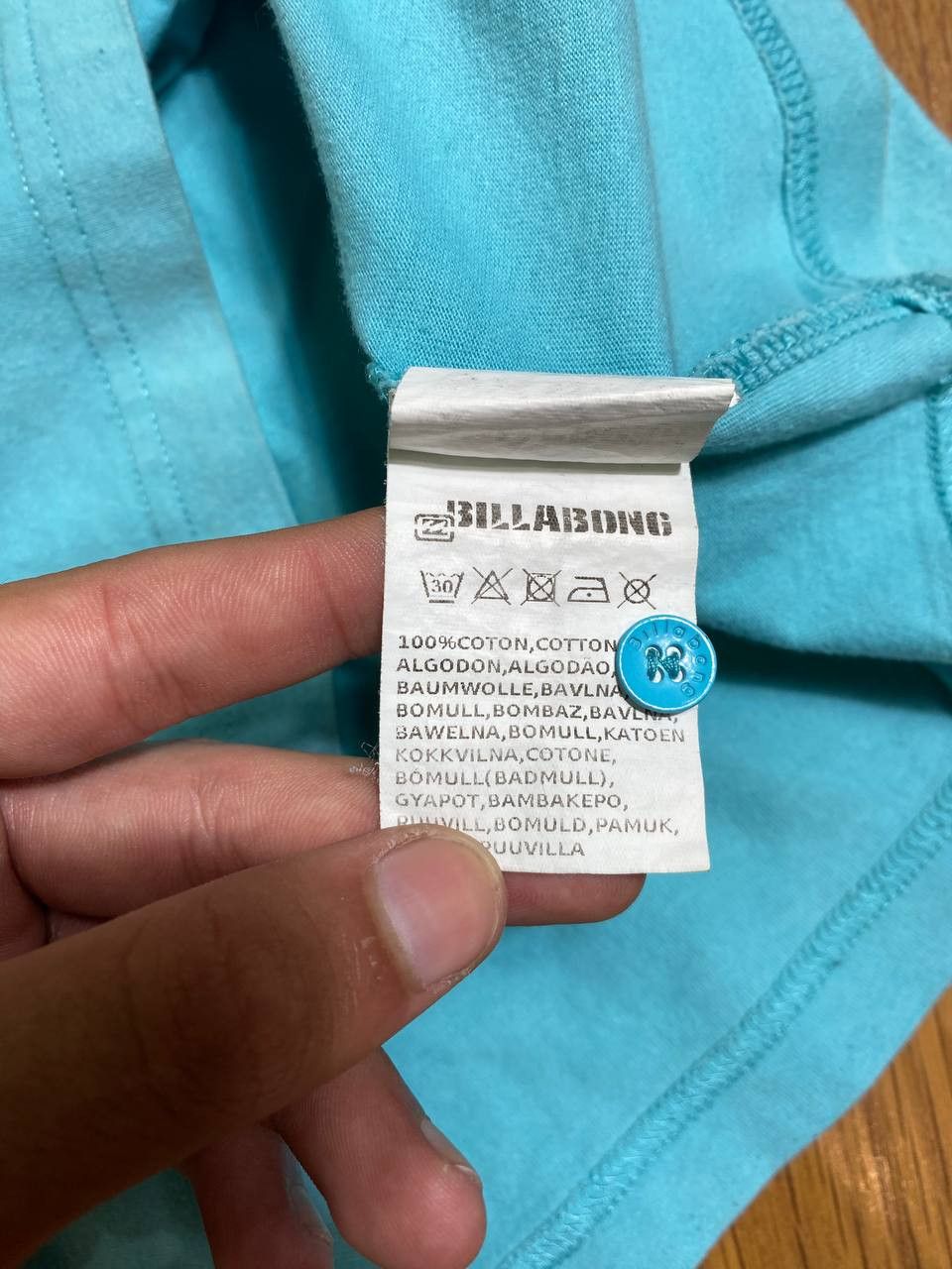 Billabong × Vintage Vintage 90’s Billabong OG Logo Tshirt Size US M / EU 48-50 / 2 - 11 Thumbnail