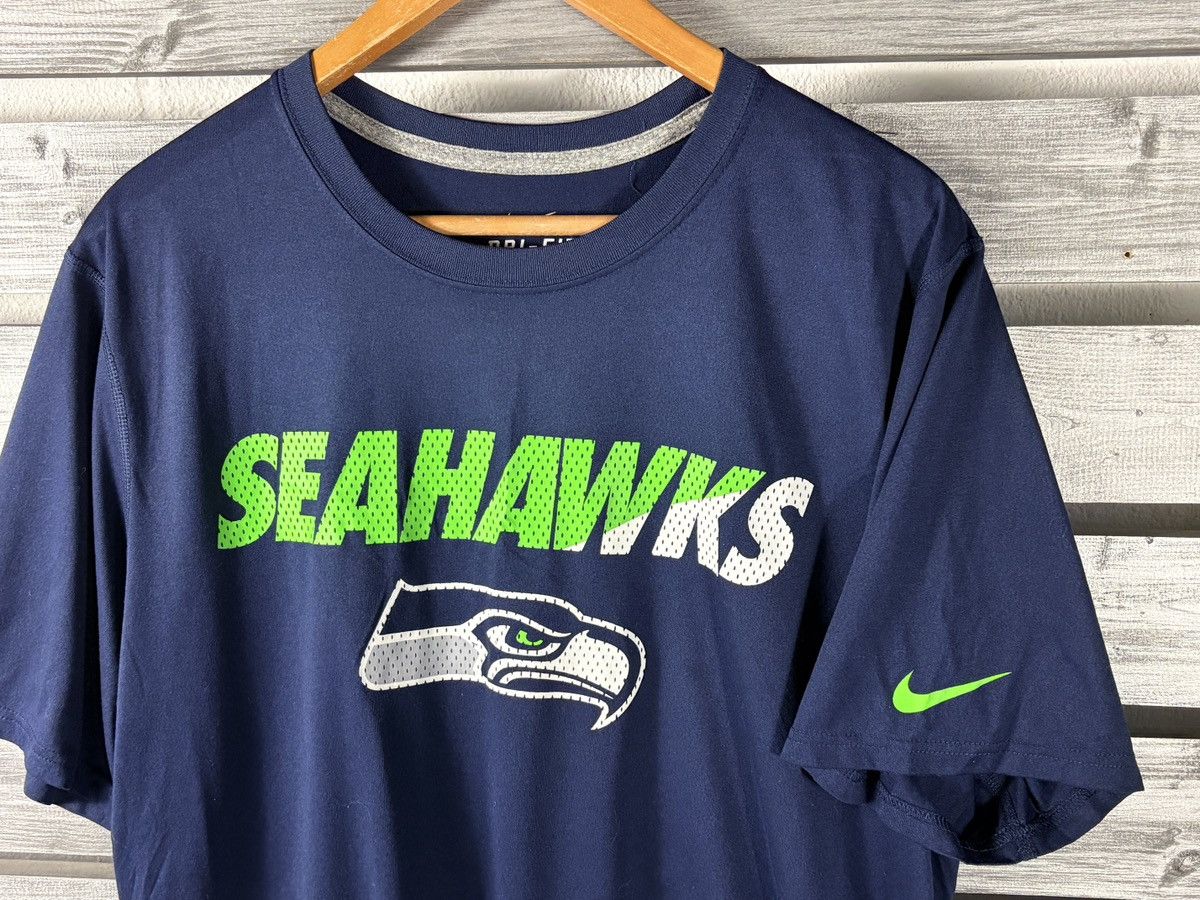 Nike Nike dri fit Seattle Seahawks T-Shirt Mens XL short Sleeve Size US XL / EU 56 / 4 - 2 Thumbnail