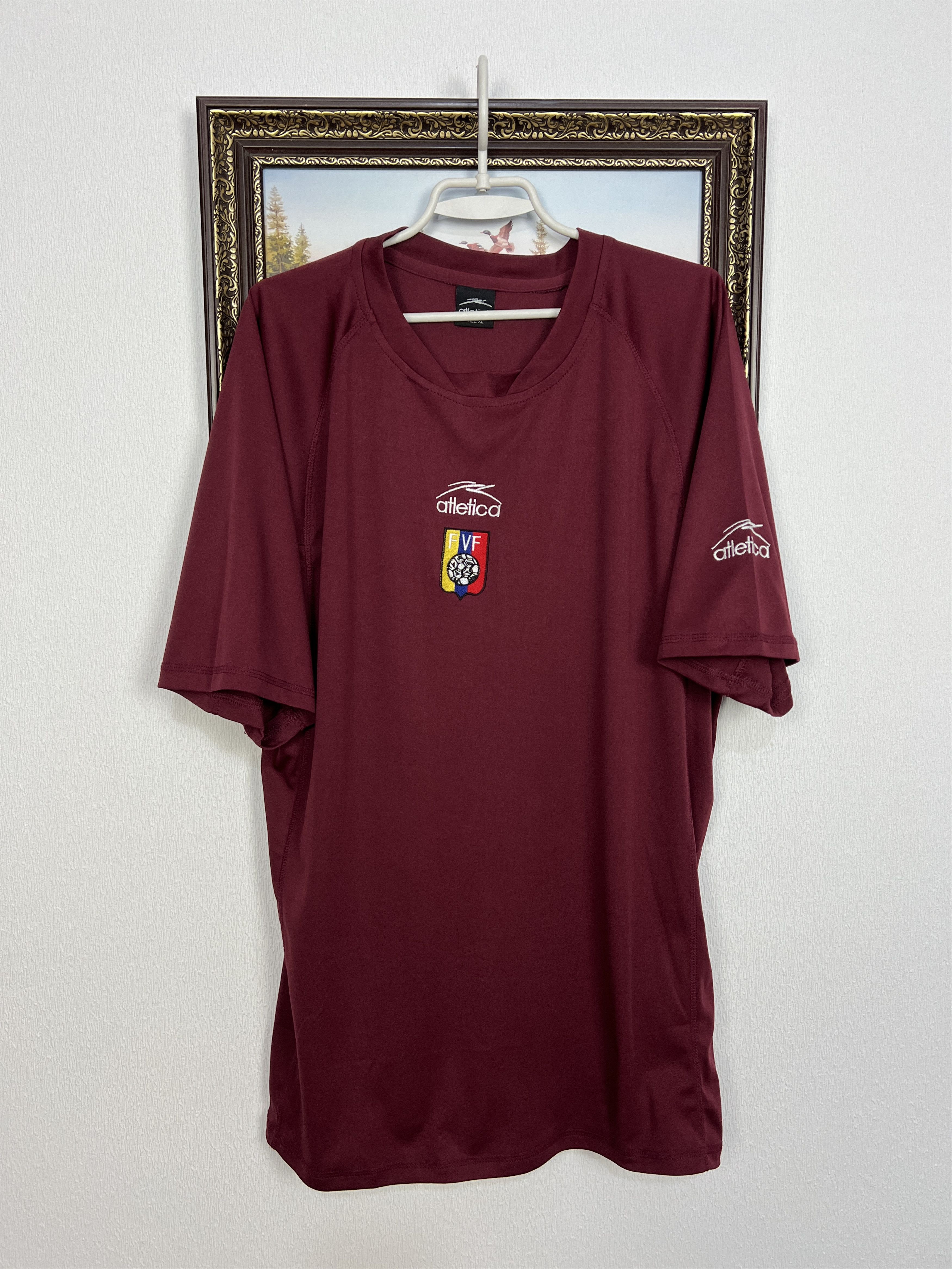 Atletica Venezuela Home football shirt Soccer National Jersey Trikot Size US XL / EU 56 / 4 - 1 Thumbnail
