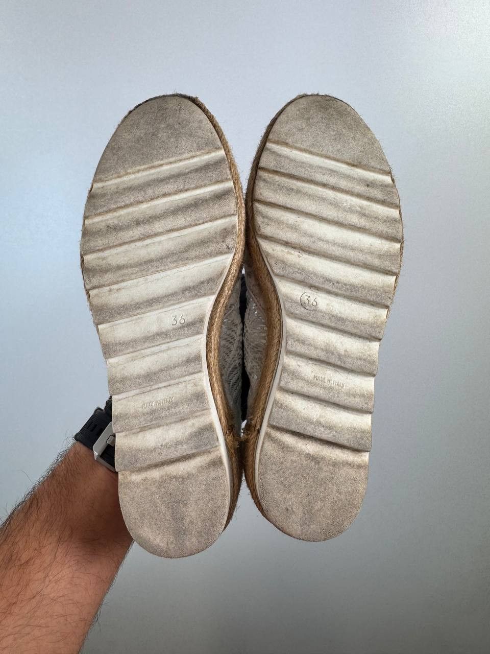 Other Donna Piu Handmade Platform Lace Espadrilles Women’s Size 36 Size US 5.5 / IT 35.5 - 3 Thumbnail